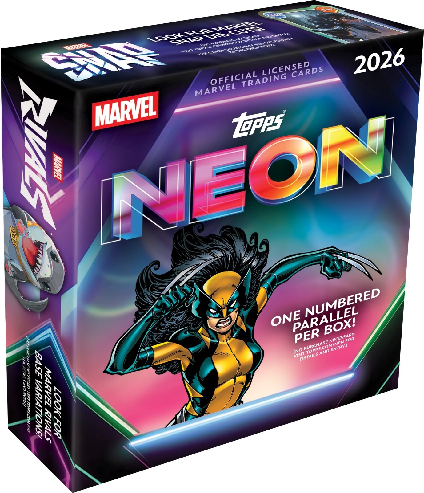 2026 Topps Neon Marvel - Sealed Mega Box (PRE-ORDER)