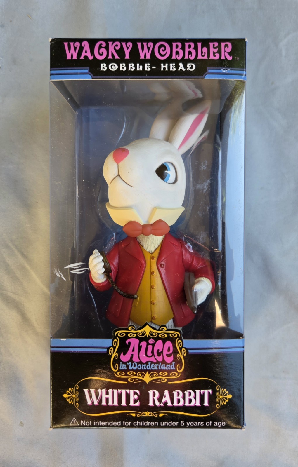 Funko Wacky Wobbler Alice In Wonderland White Rabbit Rare Vaulted 2010