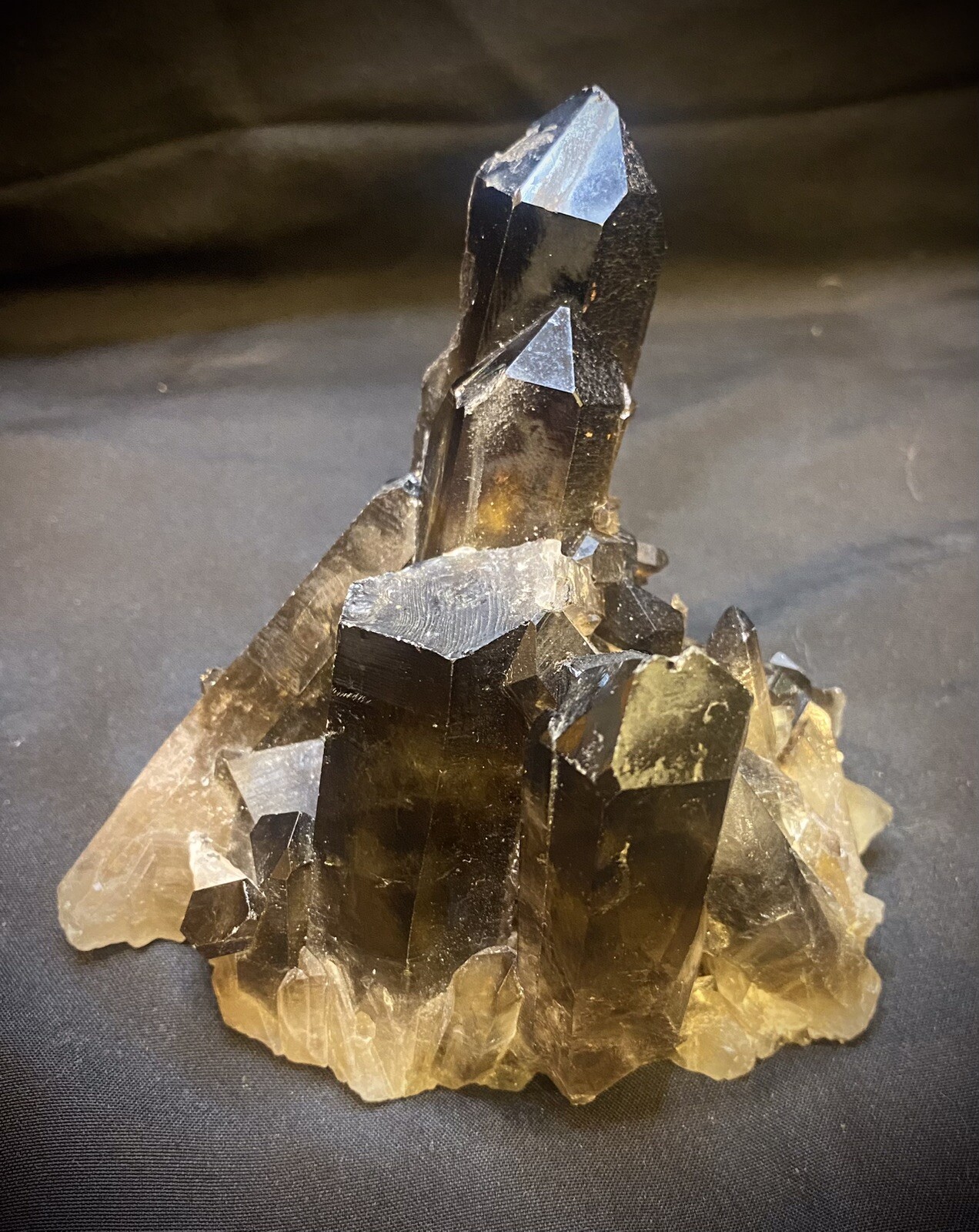 Gorgeous Natural Smoky Citrine Cluster