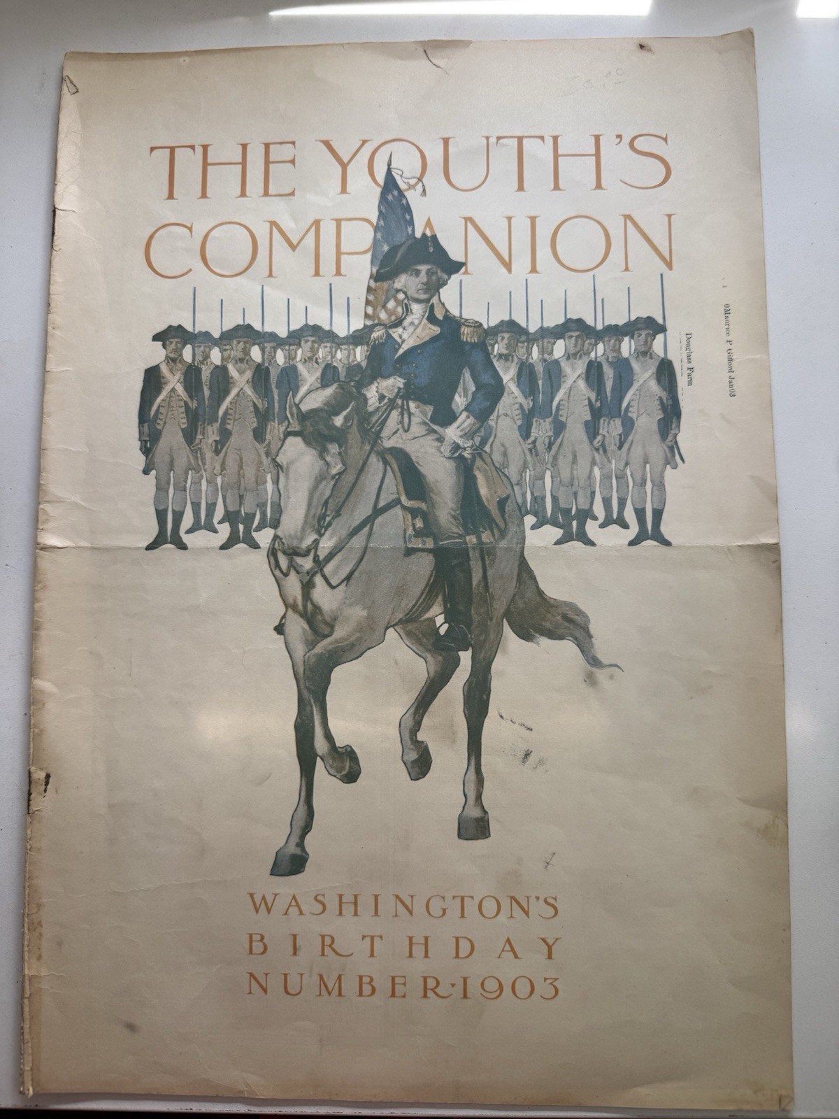 1903 The Youth’s Companion Washington’s Birthday Issue George Washington
