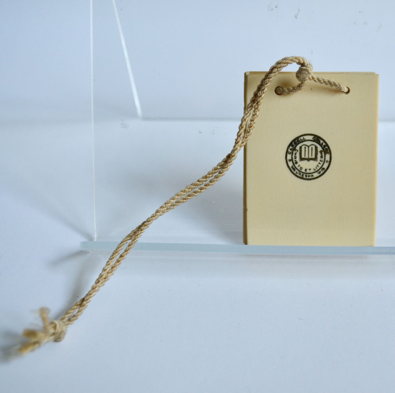 Vintage 1927 Carroll College Junior Promenade Dance Card