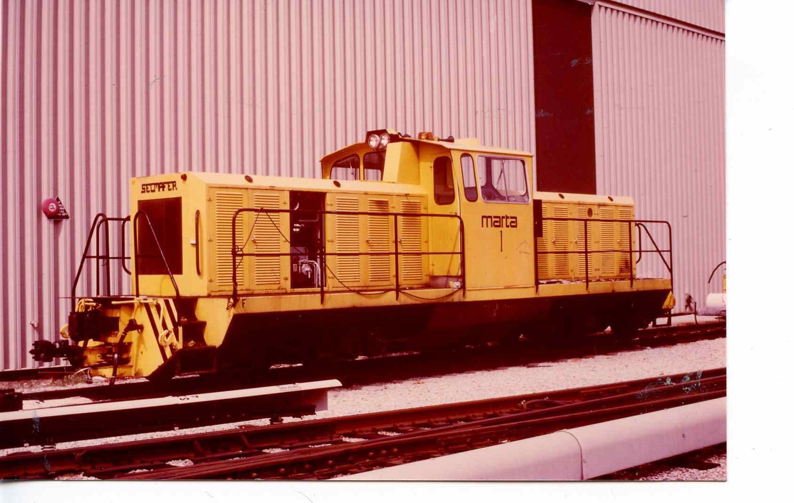 7D520 RP 1984 MARTA METROPOLITAN ATLANTA RAPID TRANSIT AUTHORITY ENGINE #1