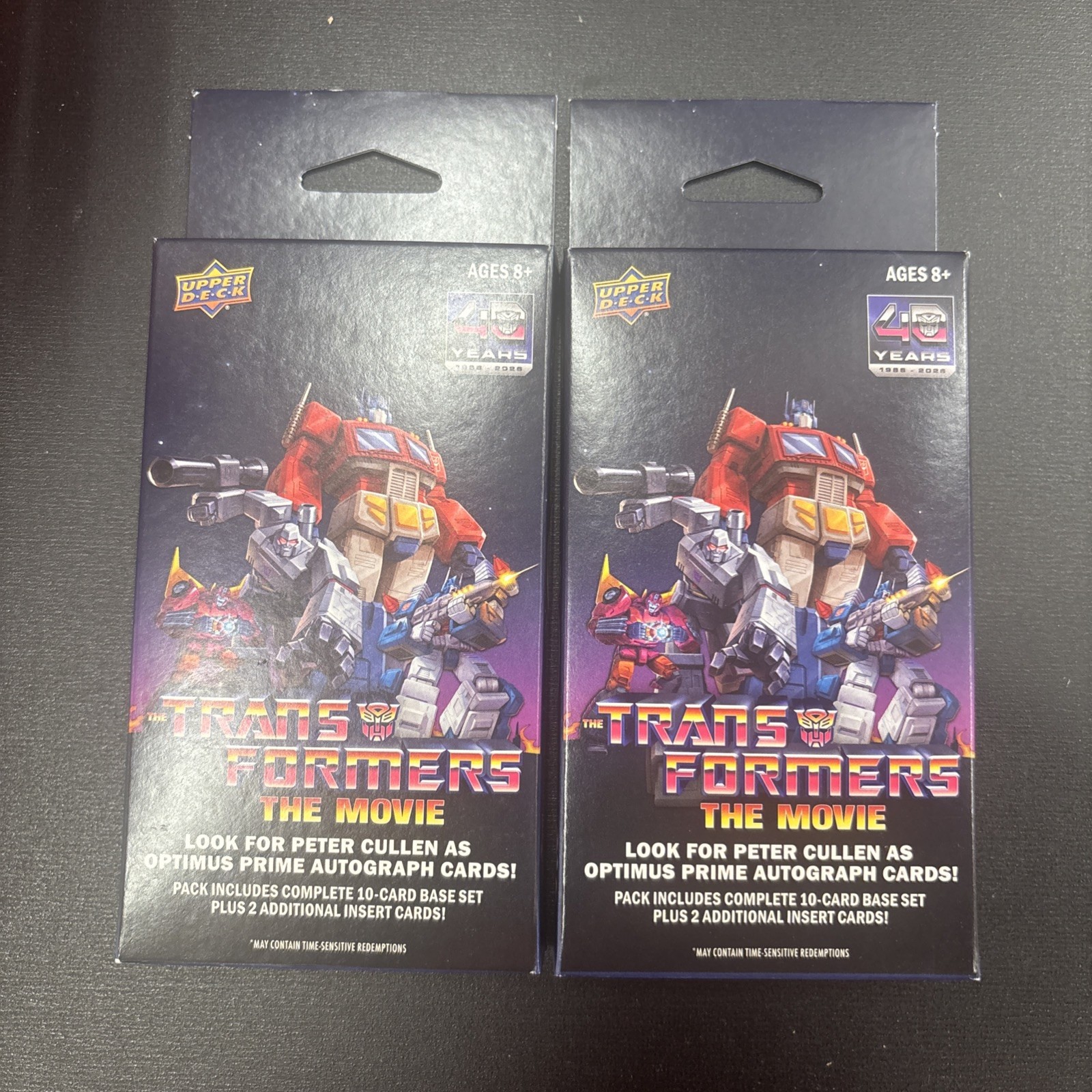 2026 Upper Deck Transformers The Movie Special Edition Hanger Box New Sealed
