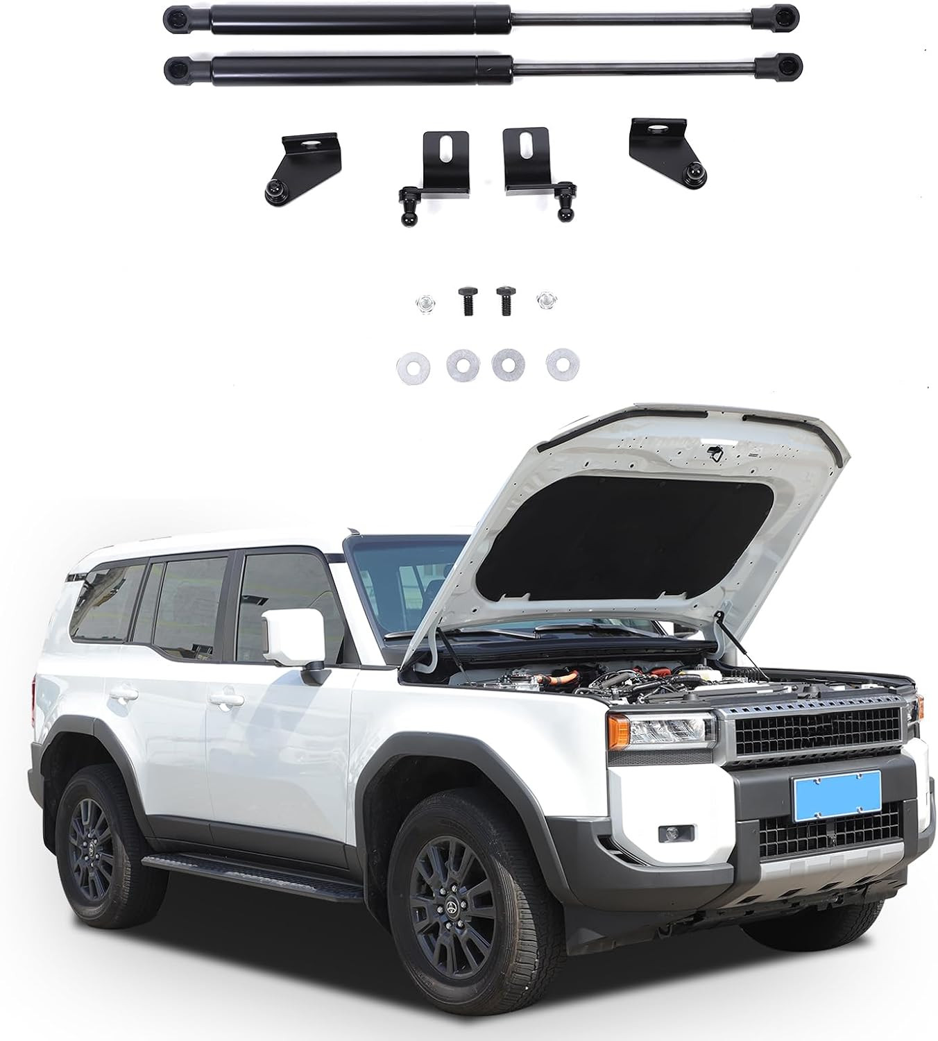 Front Hood Lift Support Struts Compatible with Toyota Land Cruiser 250 Prado J25
