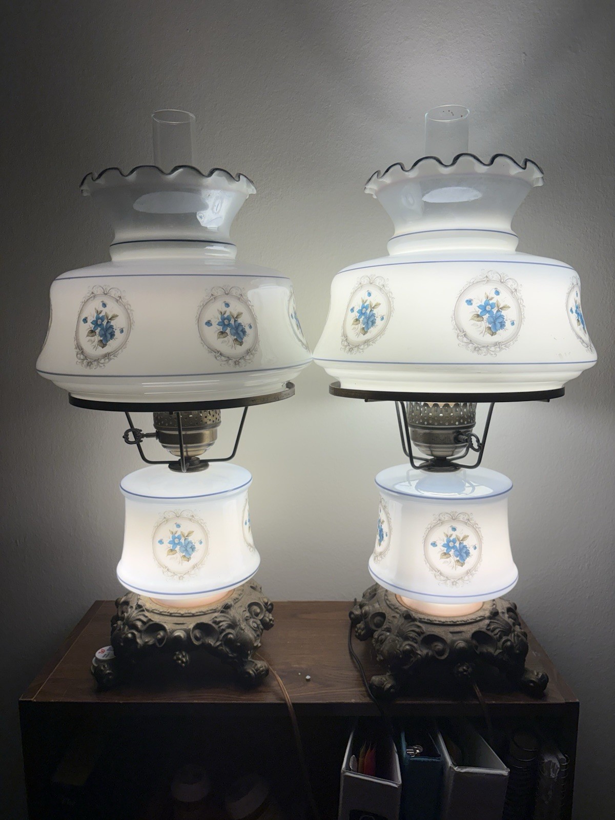 Vintage 1960s Quoizel Lamps Set