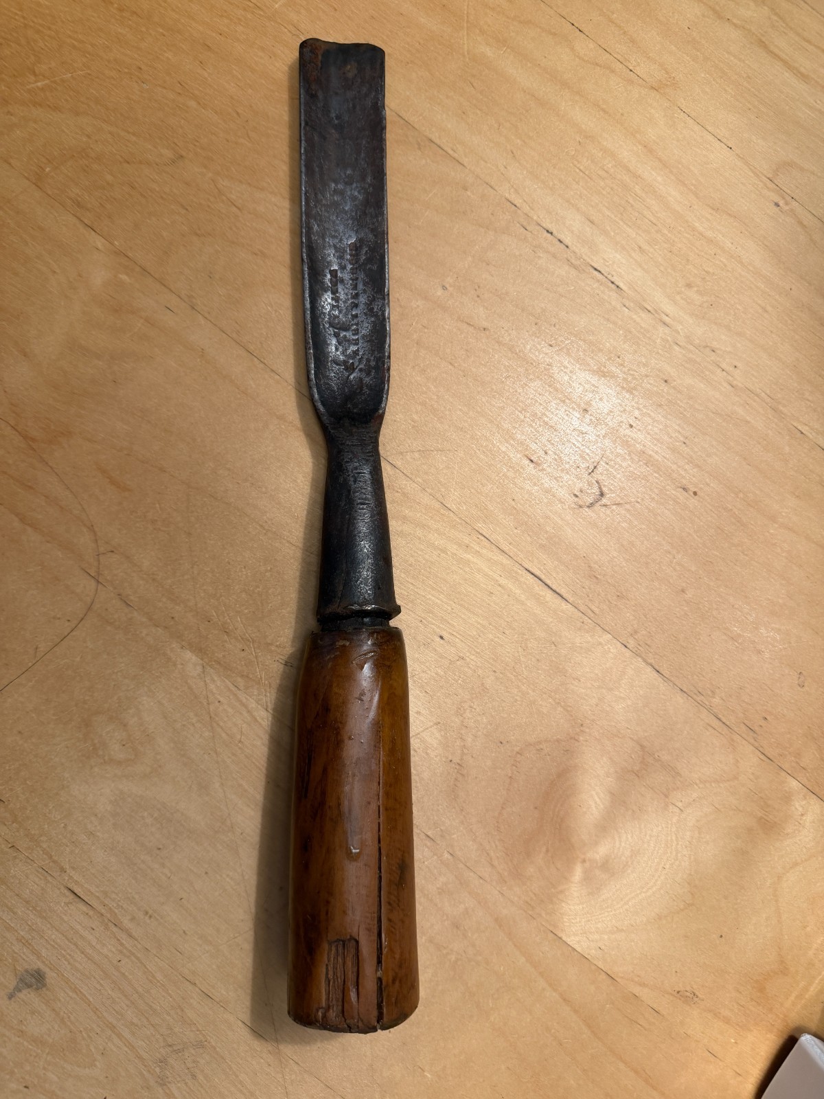 Vintage Higgins & Libby Wood Carving Gouge Woodworking Chisel Hand Tool 16