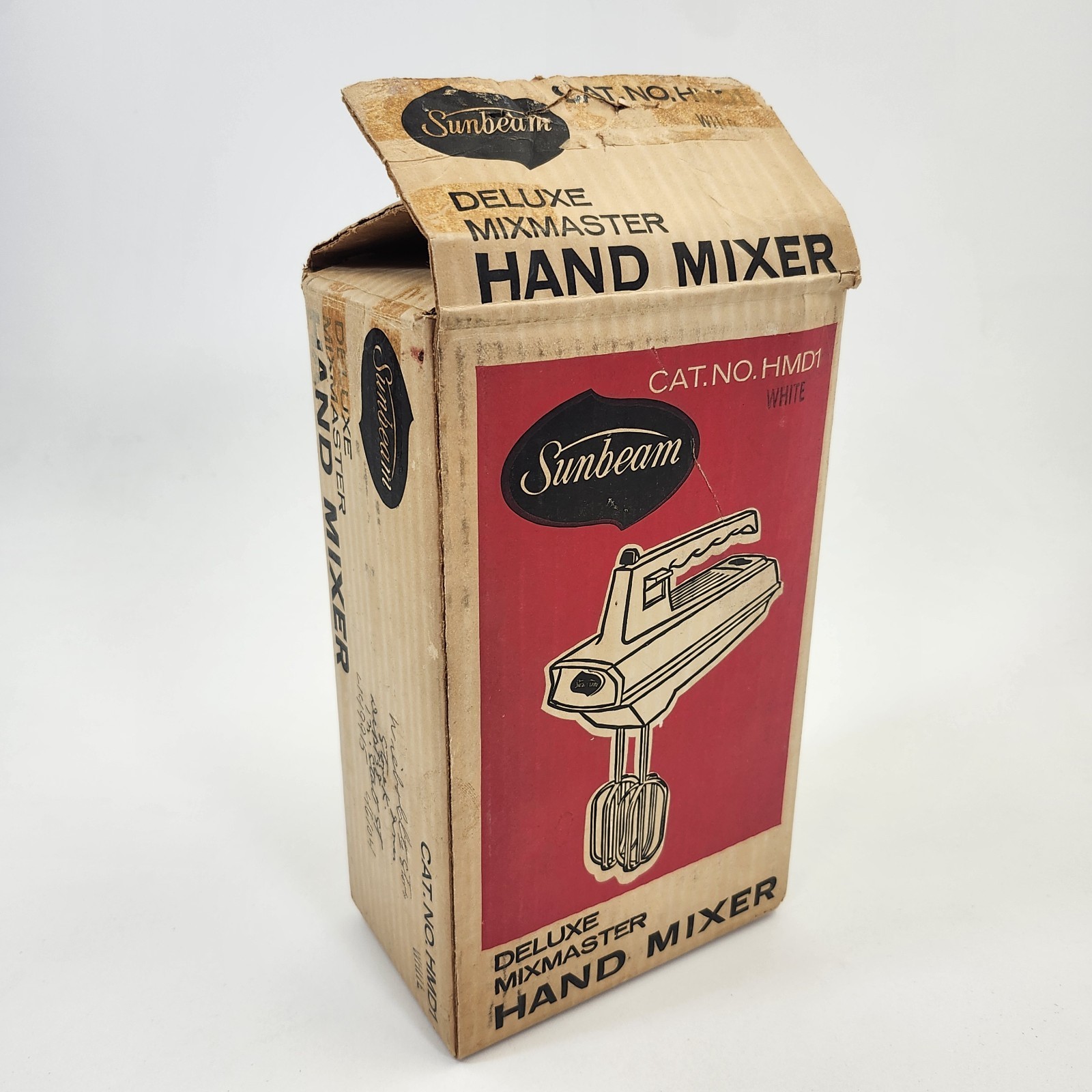 Sunbeam Mixmaster Hand Mixer HMD1 Vintage New NOS White Retro Box Retro No Cord