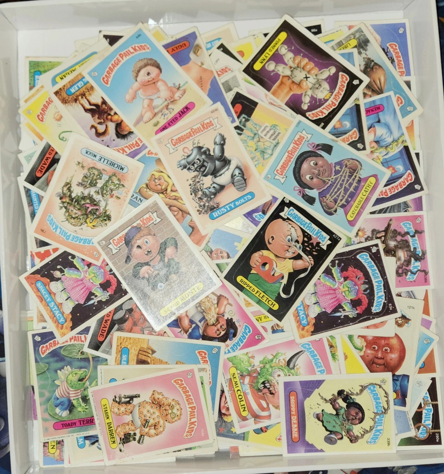 GPK 1980s Hoard Of 300+ Garbage Pail Kids Series 1 - 15 Huge Vintage Collection