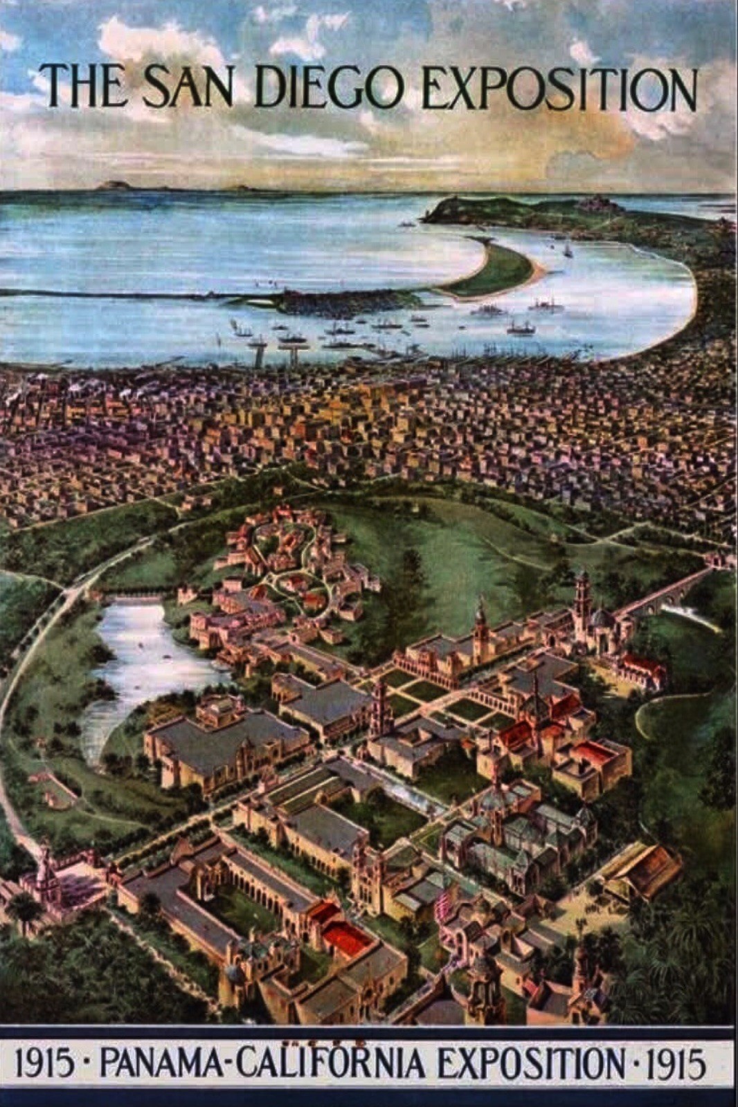 San Diego 1915 Panama California Exposition Poster Giclée New UV Print Rare