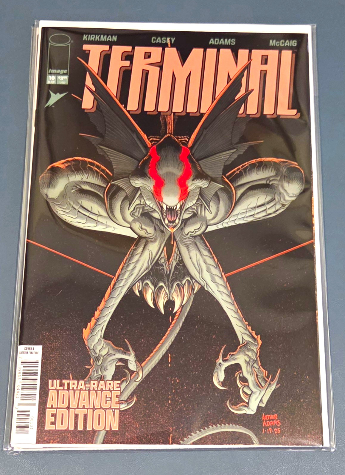 Terminal #10 Ultra-Rare Advance Edition Image Comics Kirkman Casey Adams