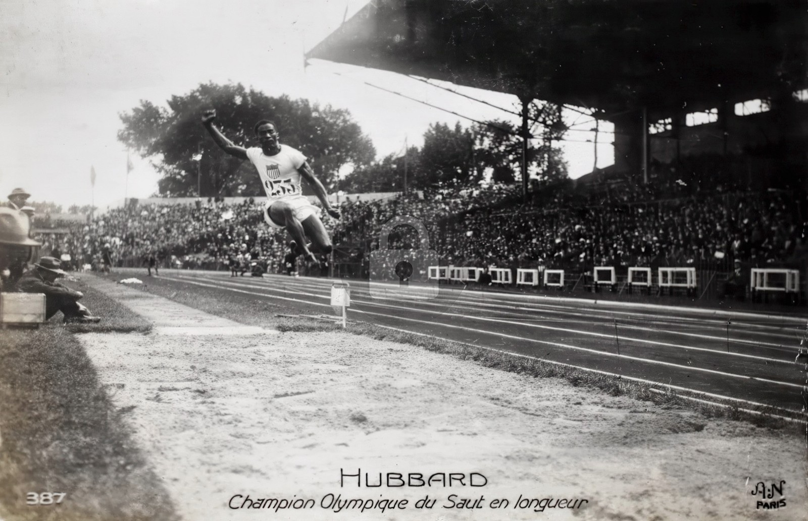 1924 Paris Olympic Games Athletics #1 RPPC Photo Postcard COPY