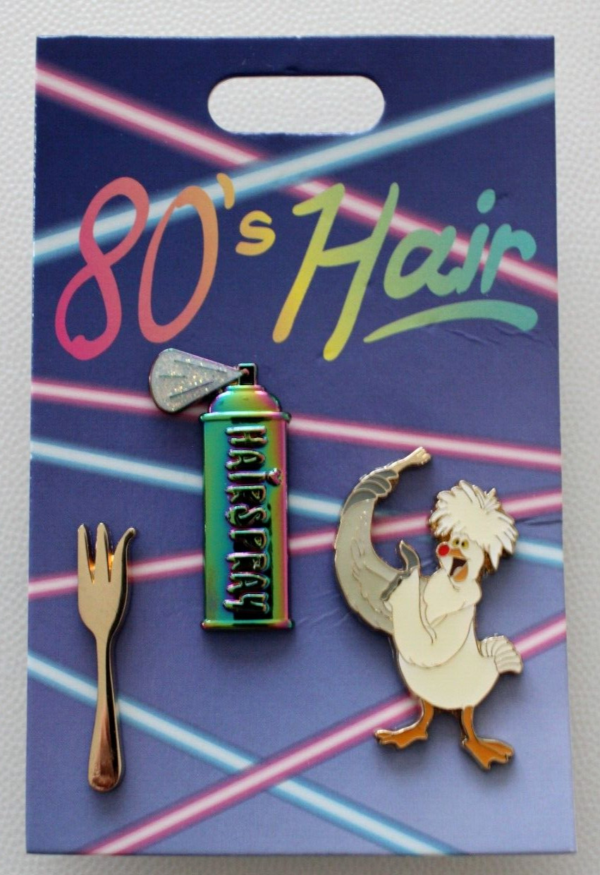 Disney Pin Disney 80's Hair Set Scuttle Little Mermaid Pin Set