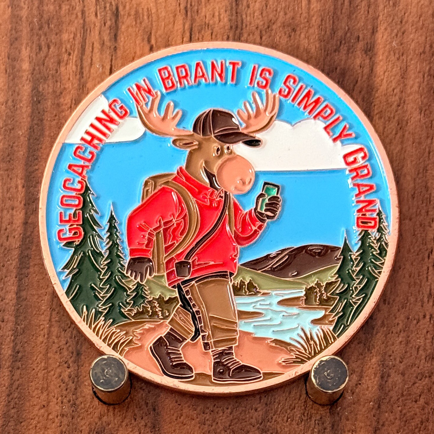 VIP Eh Fall Fest Burford Ontario Geocaching Challenge Coin  M#22