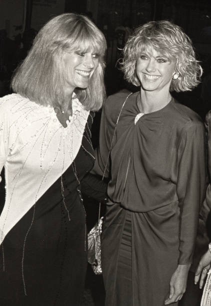 Olivia Newton John and Rona Newton John 1980s Celebrity Star Old Photo