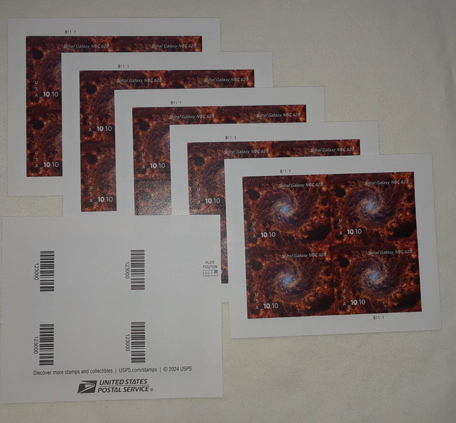 2025 Spiral Galaxy Scott#5954 Priority Mail 100 Stamps Mini 25 Sheets MNH  Mint