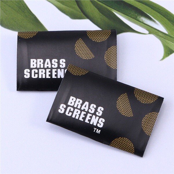 10 Brass Tobacco Smoking Pipe Screens 3/4\