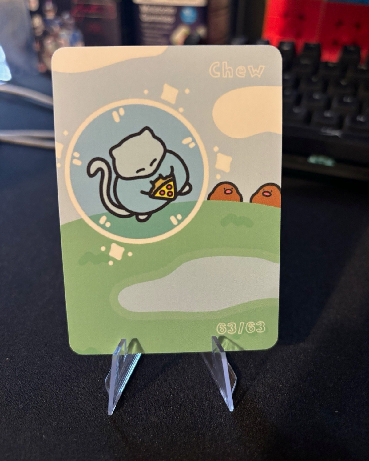 Puffy Parody Pudgemon 2nd Serving Chew 63/63 Full Art Bubble Mew Chase Card