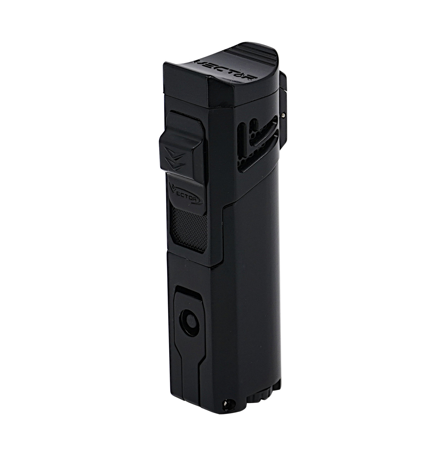 Vector Caliper Single Torch Lighter w/ Built-in Cigar Punch 12k ft Altitude