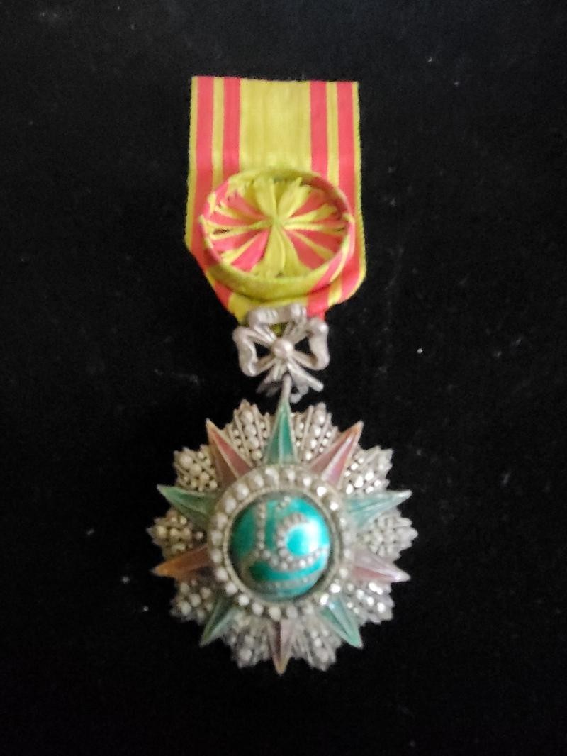 Tunisia Order of Glory (Iftikhar) Officer Knight Badge Type III 1882 - 1902
