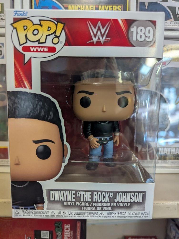 Funko POP WWE Dwayne The Rock Johnson Figure #189