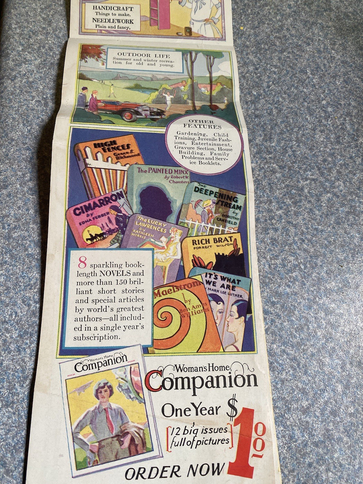 Vtg 1930’s Advertising Wahl Eversharp Rosewood Fountain Pen Magazine Awards