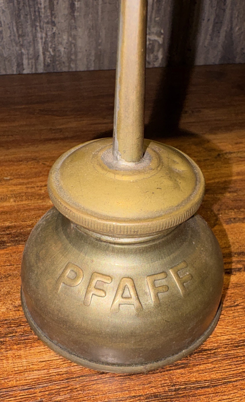 Pfaff Antique Hand Oiler Tin