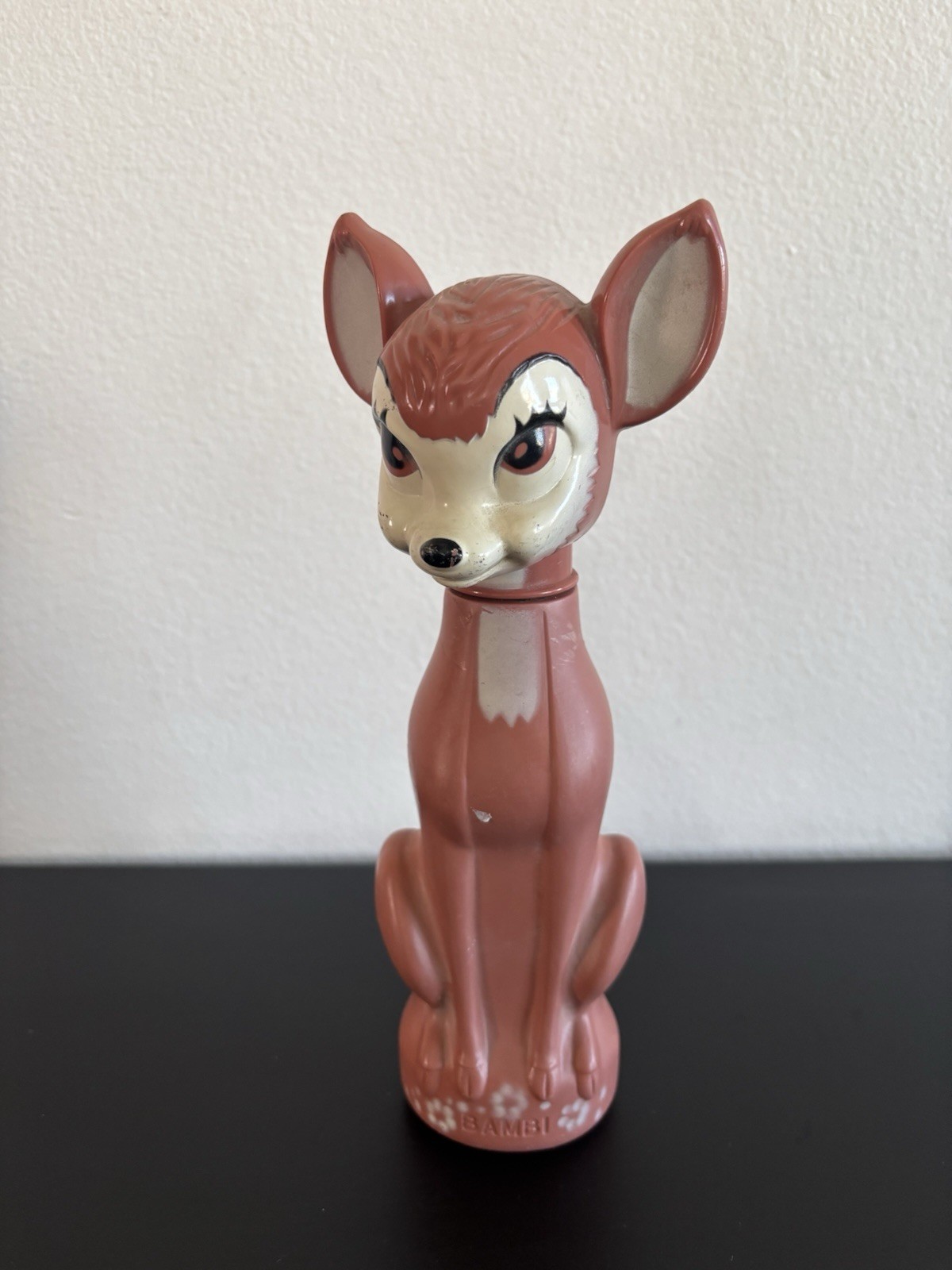 VINTAGE 1960’s WALT DISNEY BAMBI SOAKY BATH TIME TOY BOTTLE COLGATE PALMOLIVE