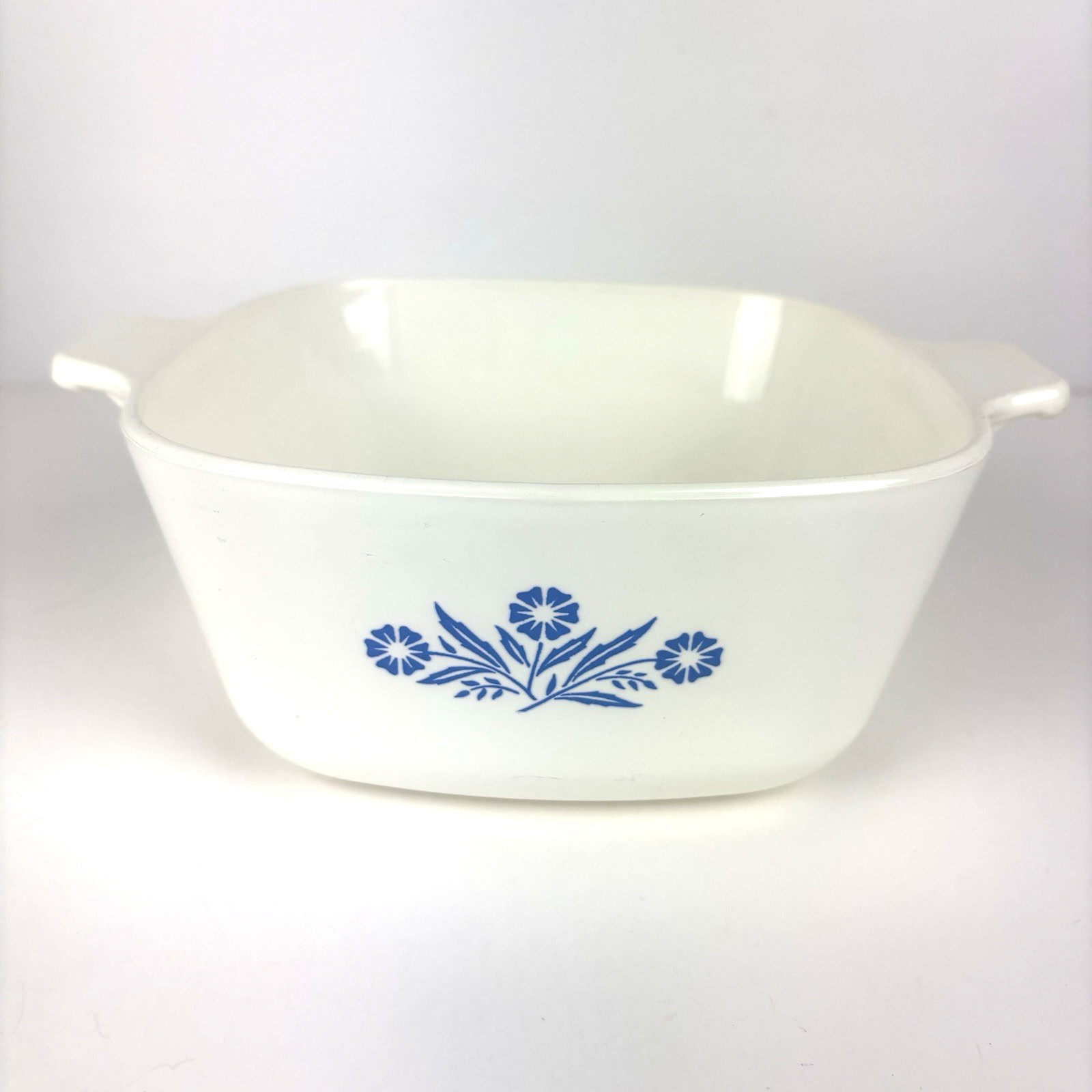 Vtg Corning Ware Blue Cornflower 1 3/4 Qt Casserole D21 1958-64 No Lid