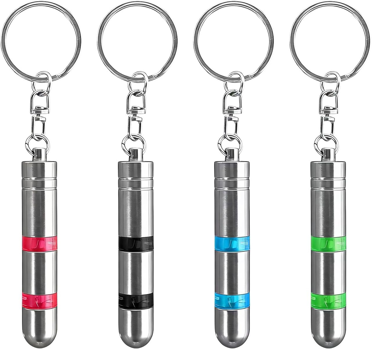 4PCS Static Electricity Remover Keychain, Car Human Static Eliminator ESD Tool