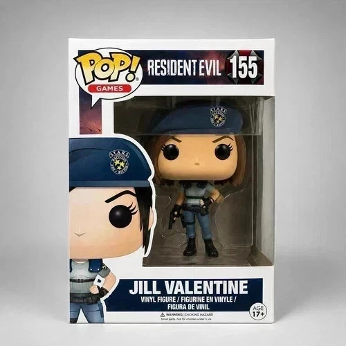 Funko Pop Games Resident Evil Jill Valentine #155 Vaulted Rare Collectible
