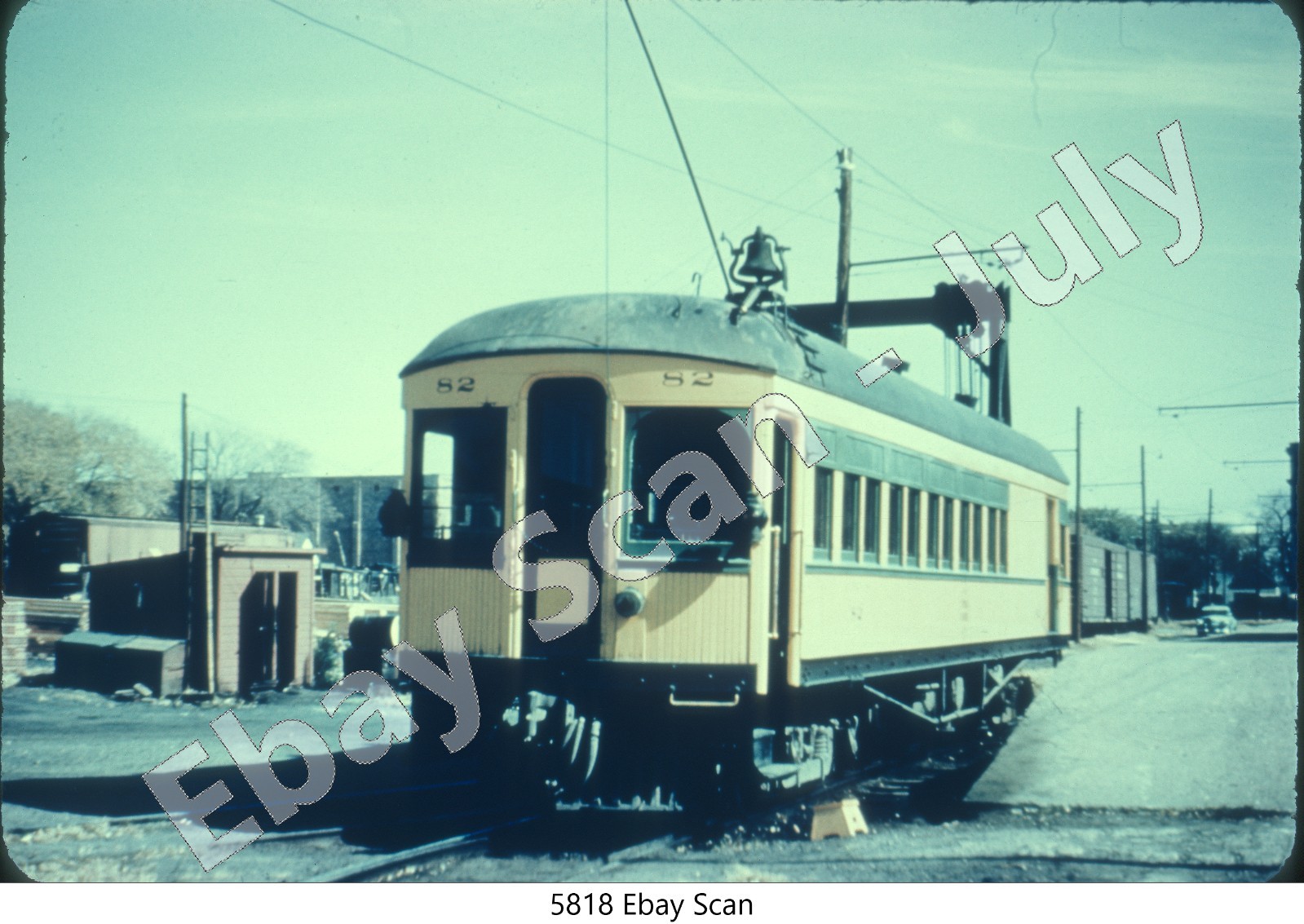 Original Slide-FTDDM&S (Ft Dodge, Des Moines Southern) Interurban Motor Car #82