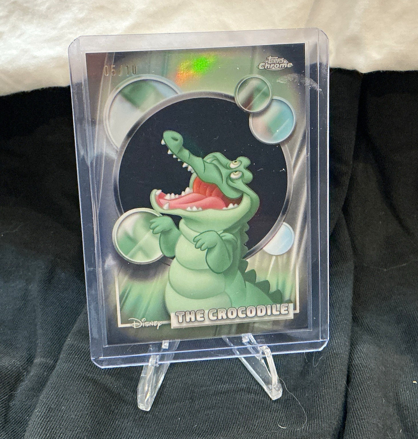 2026 Topps Chrome Disney The Crocodile /10 - Black Shimmer #167
