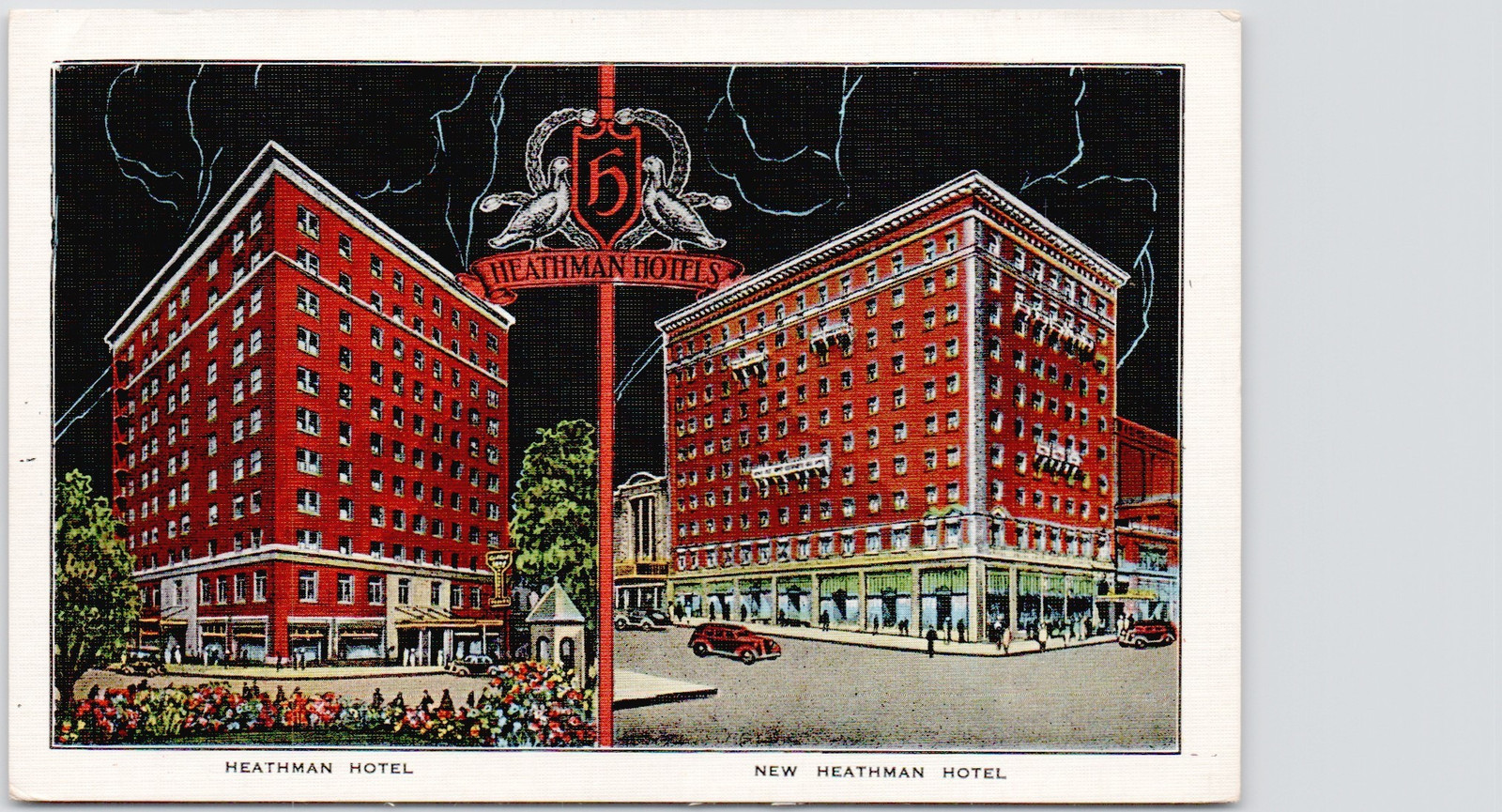 Heathman Hotels Heathman Hotel New Heathman Hotel Portland OR Postcard Linen