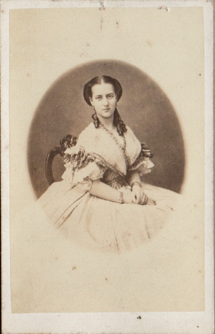 c1862 PRINCESS/QUEEN ALEXANDRA OF DENMARK CDV VICTORIAN ROYALTY COPENHAGEN PHOTO