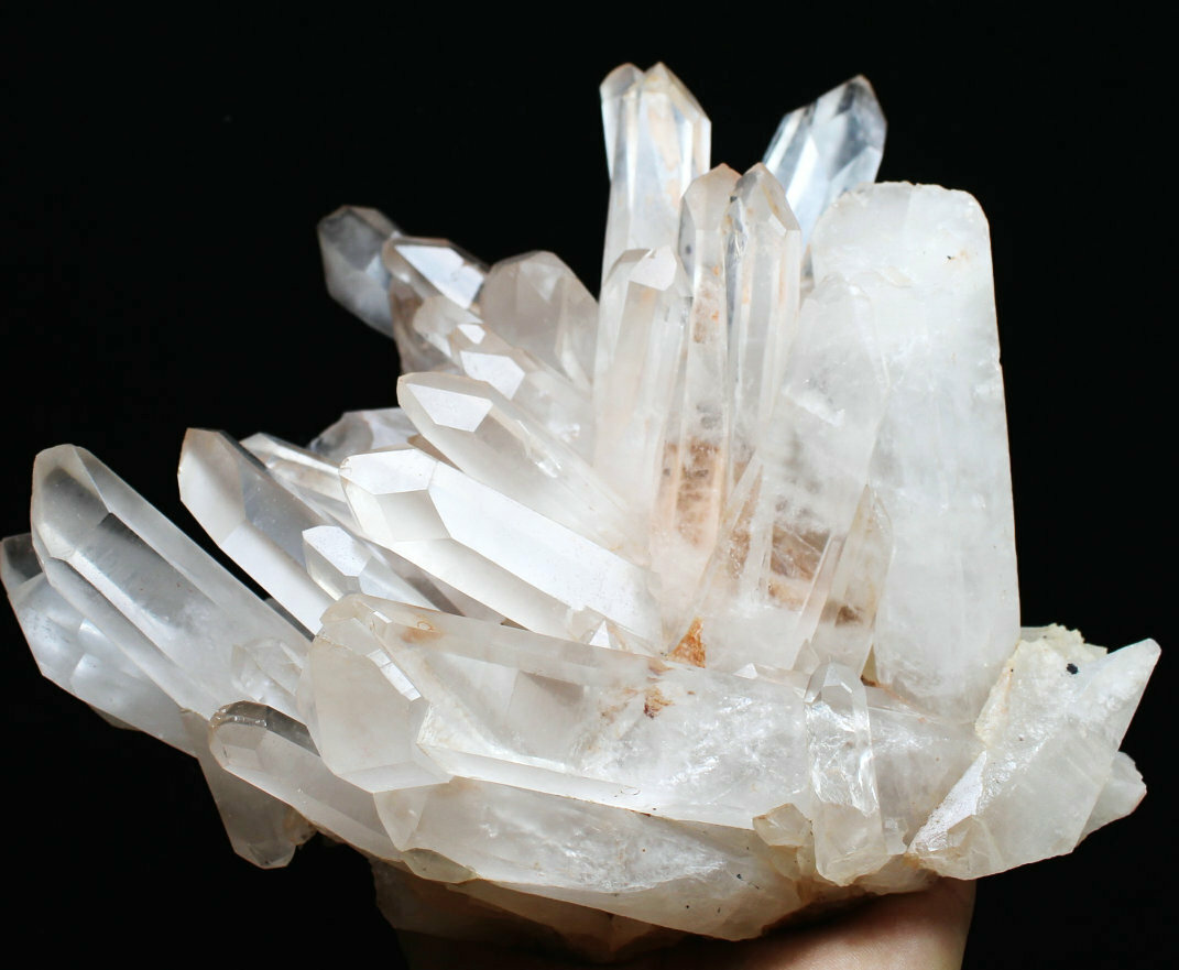 5.02 lb Natural Beautiful white Quartz Crystal Cluster POINT Mineral Specimen