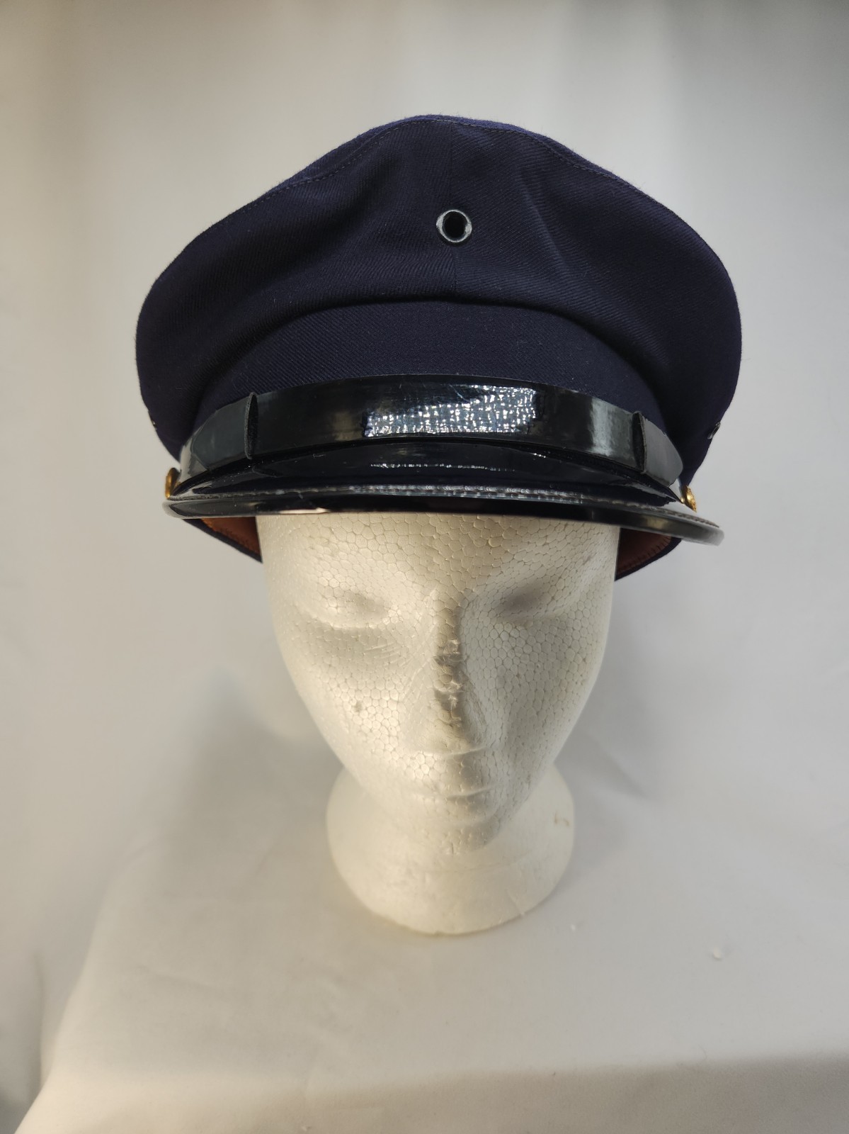 Vtg West Warwick RI Police Officer Uniform Hat Cap Size 7 3/8 Barneys Providence