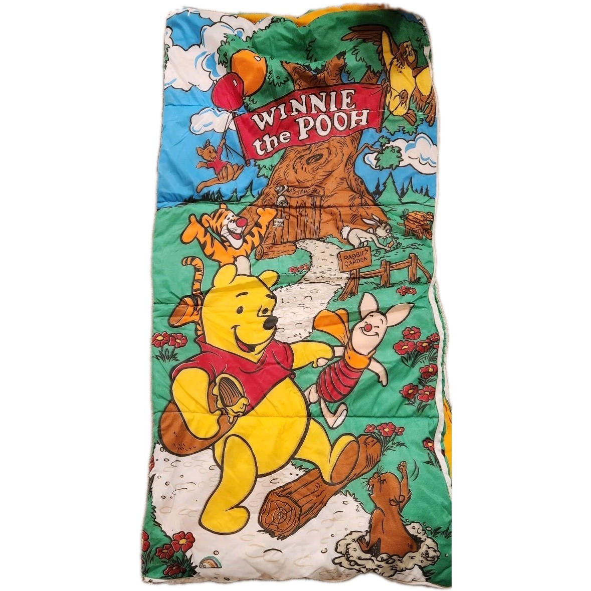 RARE Vintage 1990S WINNIE THE POOH By The Walt Disney Collectable Sleeping Bag 