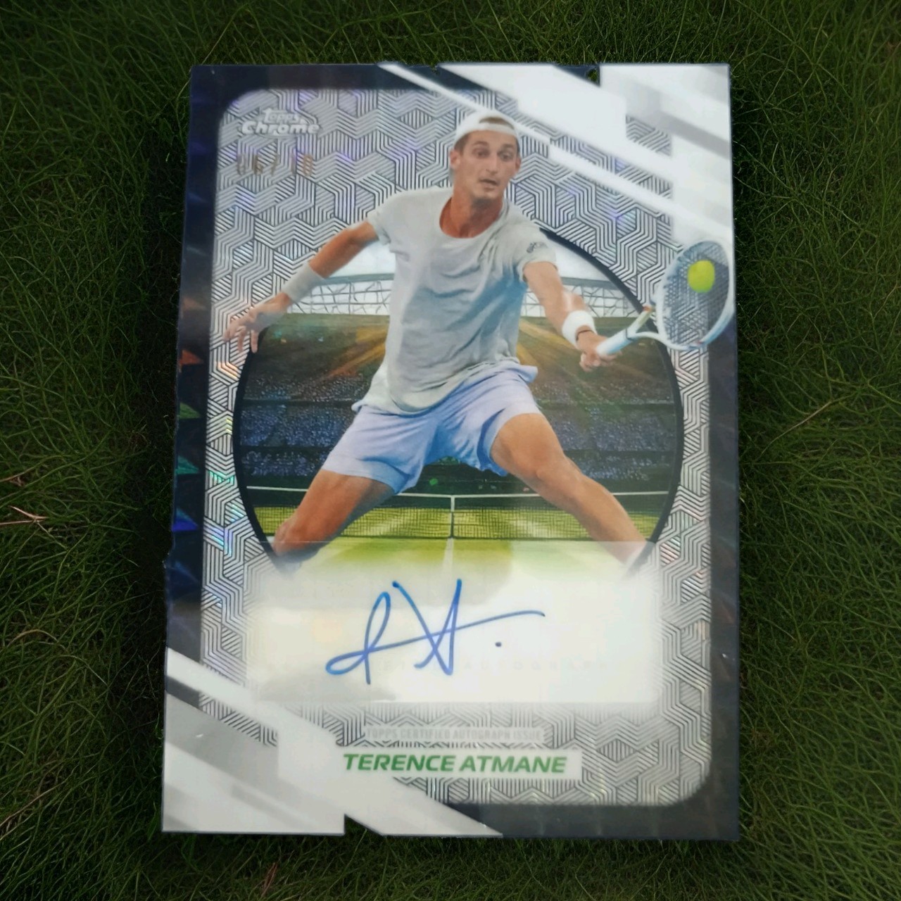 Topps 2026 Chrome Tennis Terence Atmane Auto Topps Certified AT-TAE 06/10