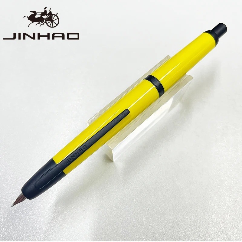 Jinhao 20 Press Retractable Fountain Pen EF Nib with Converter Resin Gift