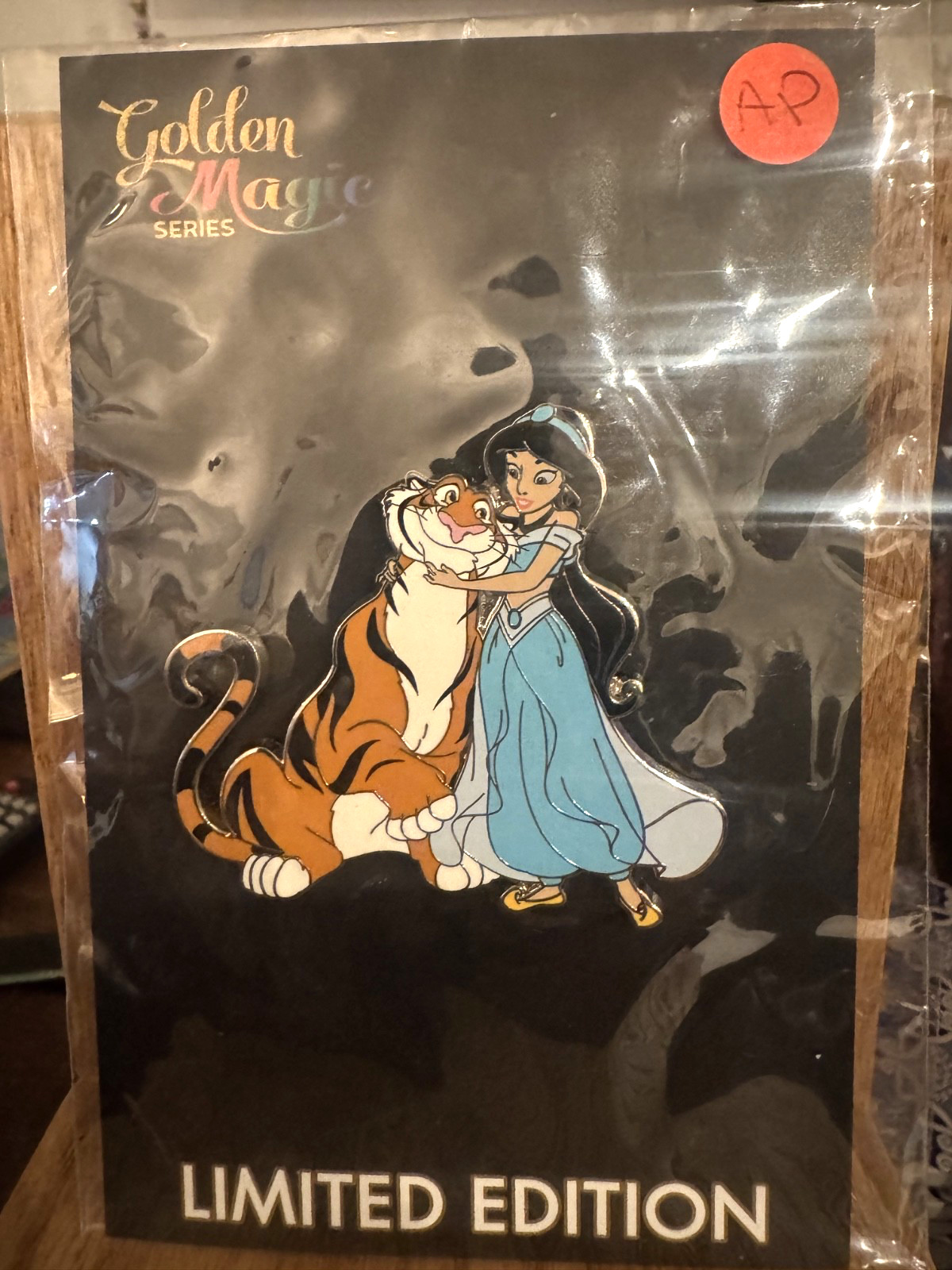 Disney Acme HotArt Pin - Best Friends Jasmine & Raja LE 500 Silver Artist Proof