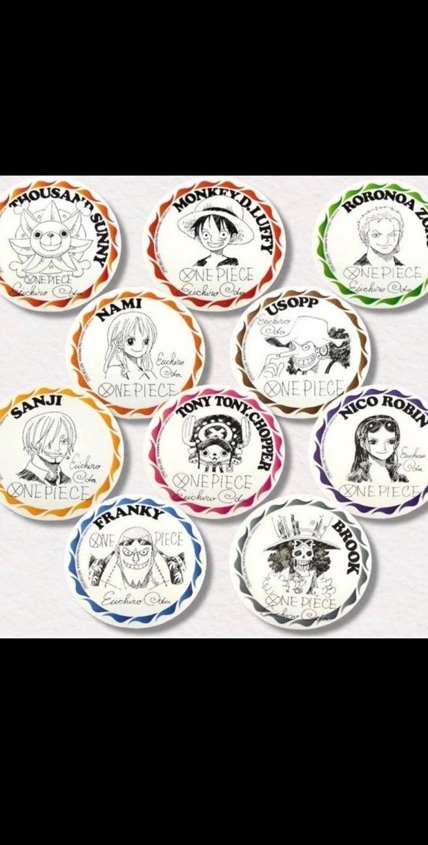 ONE PIECE Coaster by Eiichiro Oda – NatsuComi 2011 Shueisha Promo (Not for Sale)