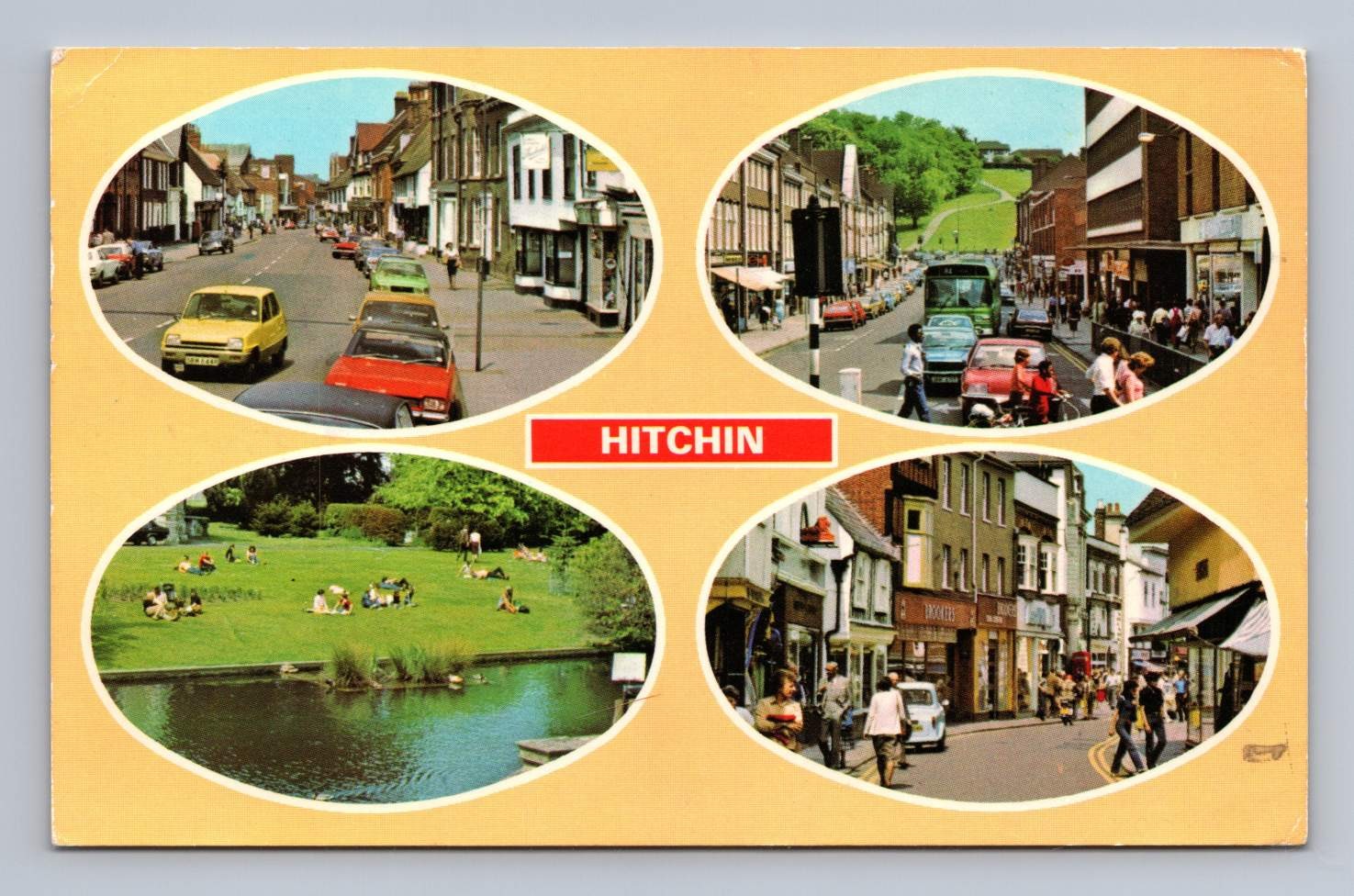 Hertford HITCHIN Bancroft Bucklesbury River Hiz 1982 Photocolour