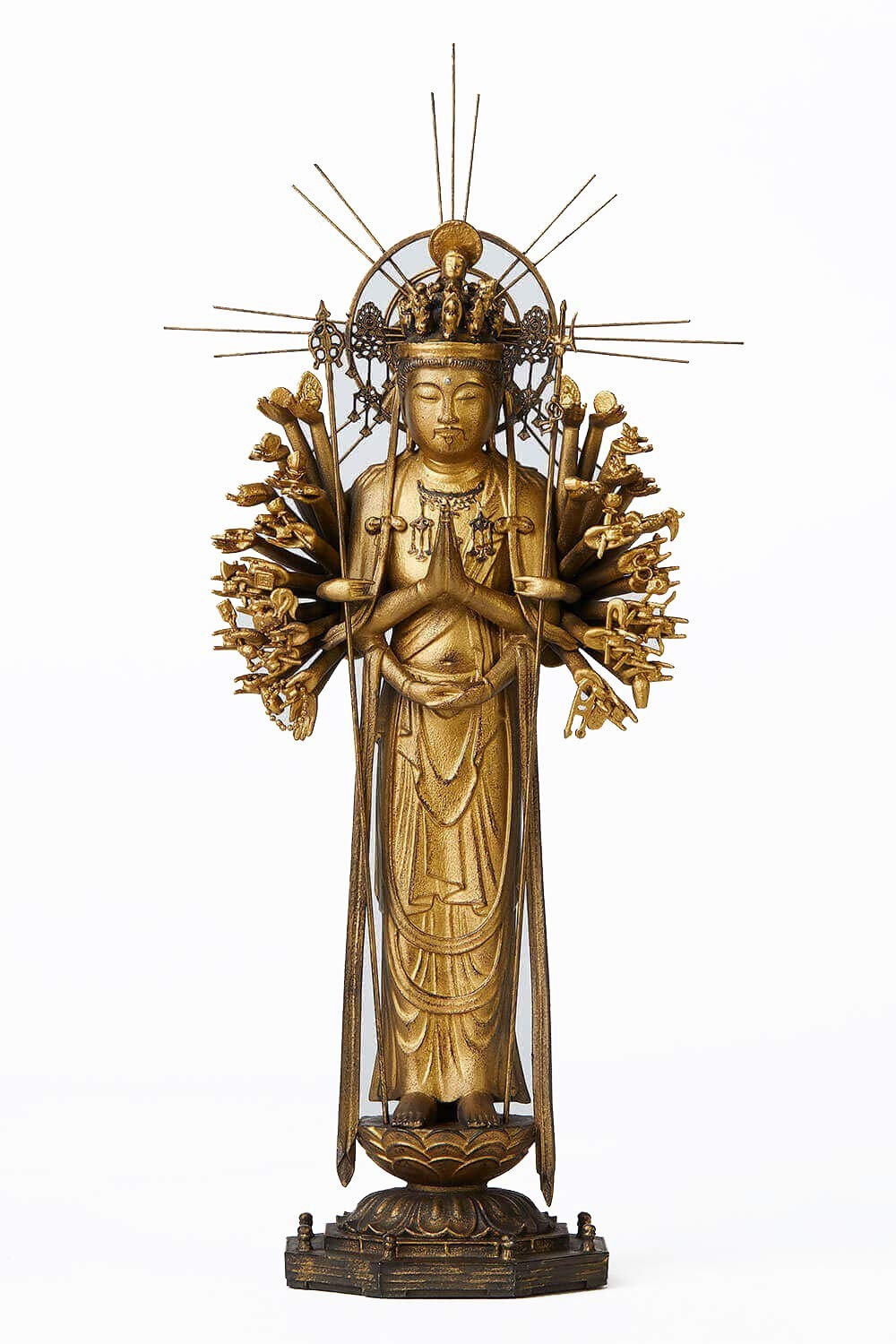 Isumu TanaCOCORO Palm Senju Kannon Thousand Armed Avalokiteshwara Keiha Figure