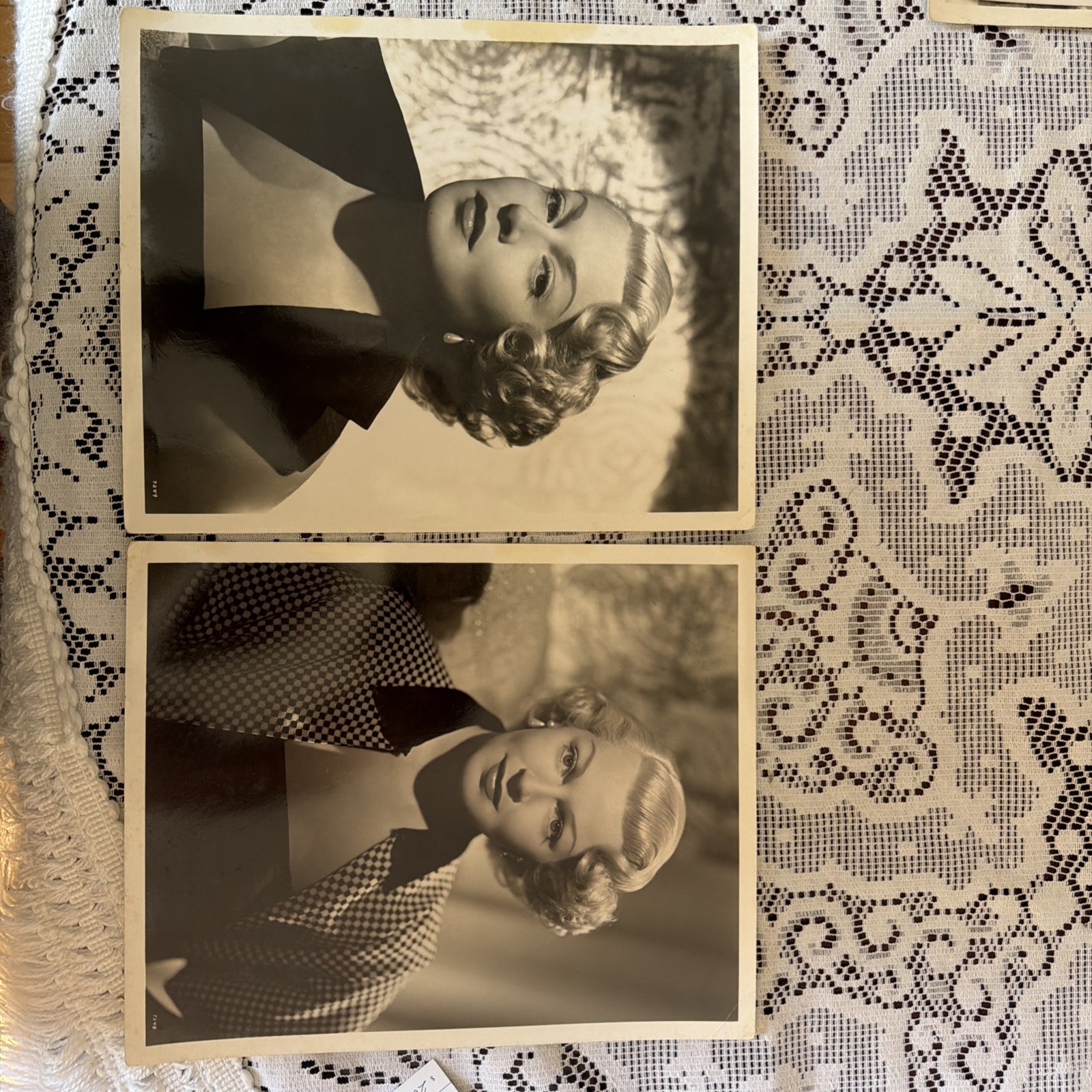 Two Lana Turner 8 x 10 Vintage Original Hollywood PHOTO 1950s