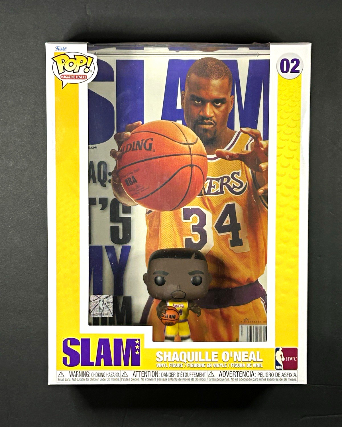 Shaquille O\'Neal Funko Pop Magazine Covers SLAM #02 Magazine Cover Vinyl Figure