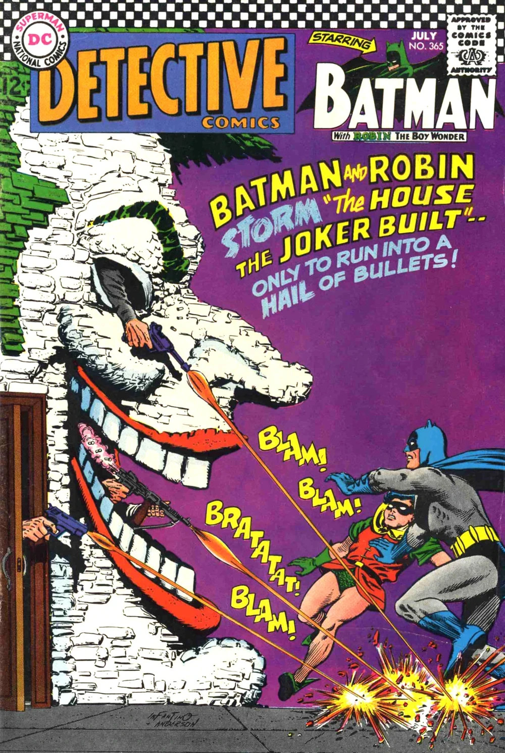 JOKER and BATMAN - vintage lot of comic books includes $0.12 1967 DETECTIVE #365