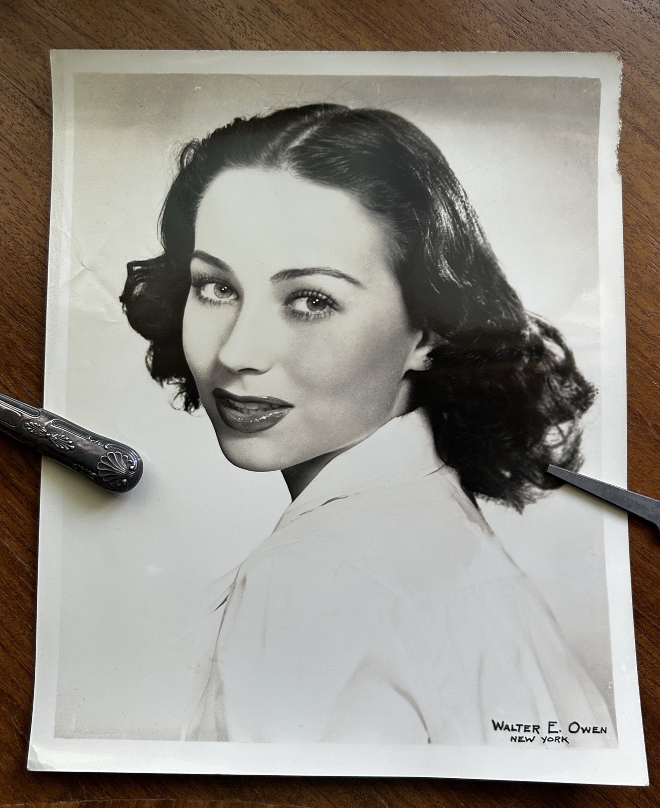 Vintage 1940s Milada Mladova Actress Ballerina Walter E. Owen Glamour 8x10 Photo