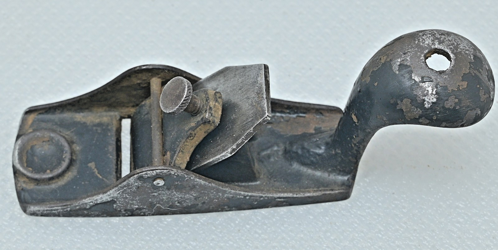 ✨Vtg Unmarked Squirrel Tail Flat Bottom Block Plane like Stanley № 100(INV S461)