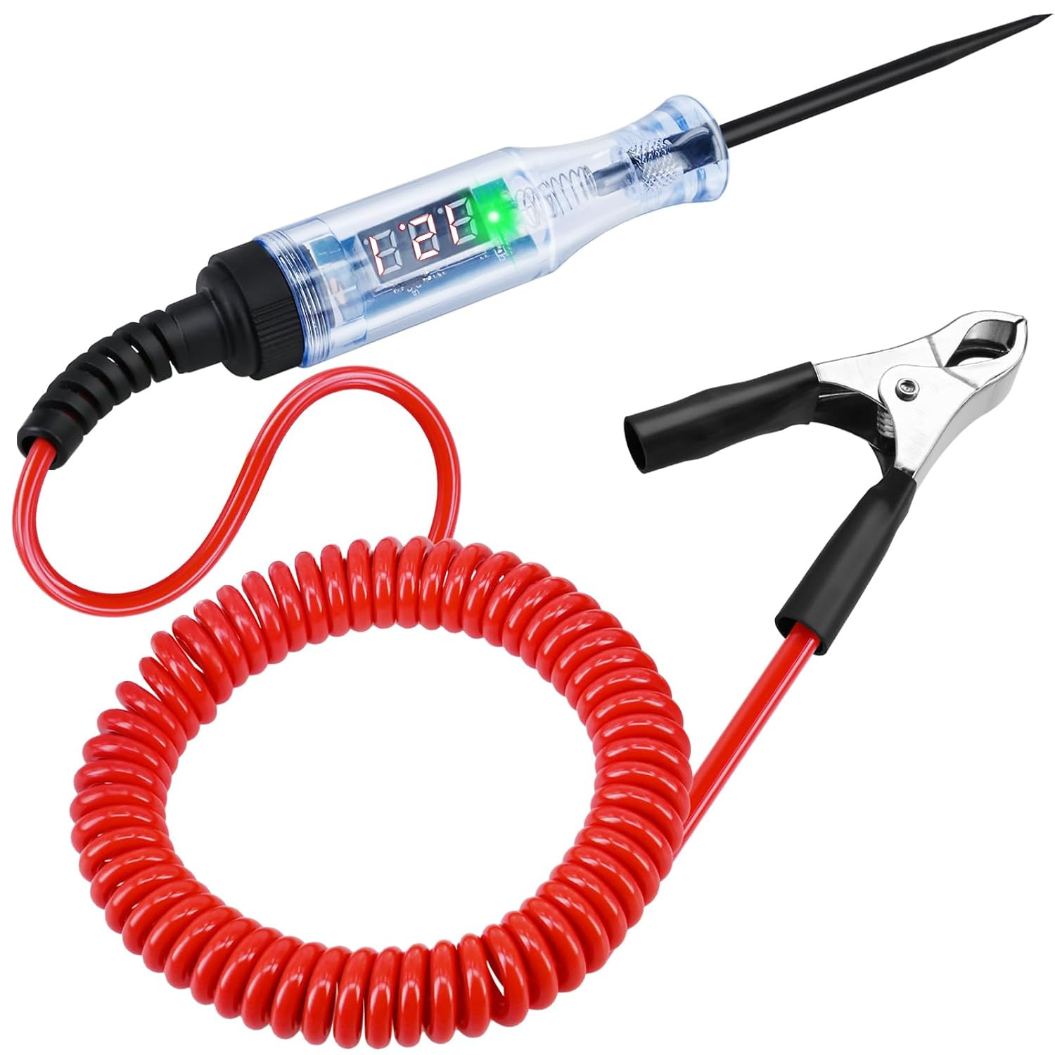Automotive Test Light with 5-120V LED Digital Display,  Automotive Voltage Teste