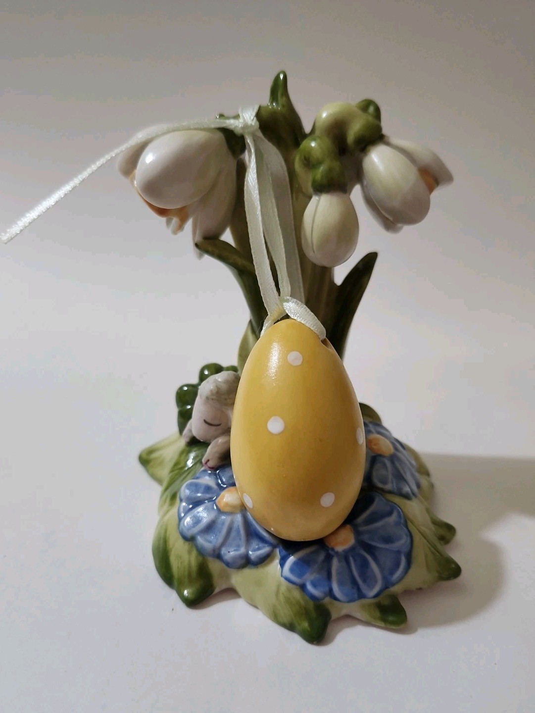 Rare Villeroy €  Boch  Bunny Family   Snowdrop with Sheep Lamb Excellent W Label